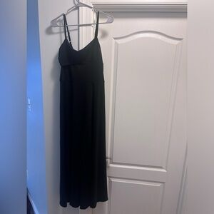 Halara U Back Twisted Flare Flowy Maxi